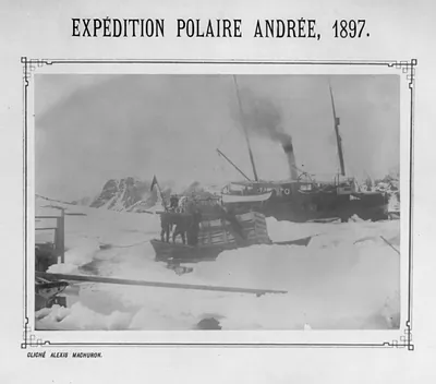 Expédition polaire Andrée, 1897 / cliché Alexis Machuron.