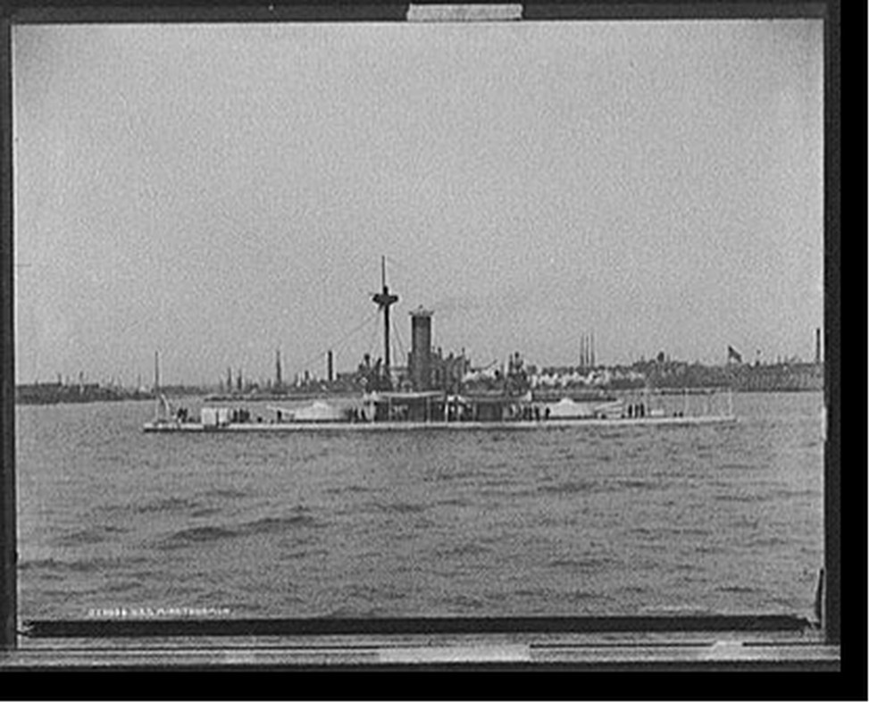 U.S.S. Miantonomoh, c1892. — historic photograph