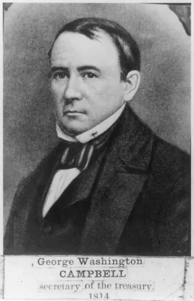 George Washington Campbell, secretary of the treasury, 1814