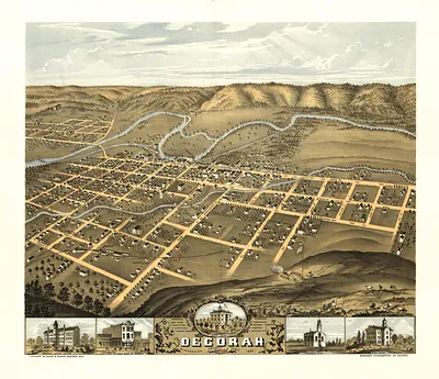 Decorah, Iowa, 1870