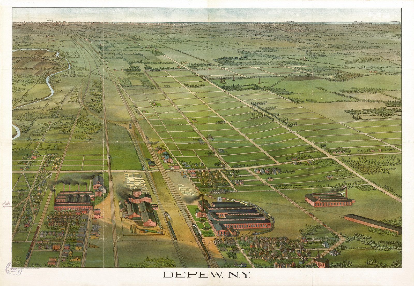 Depew, New York, 1898, 1898 — antique map