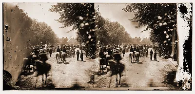 Washington District of Columbia. Grand review of the army