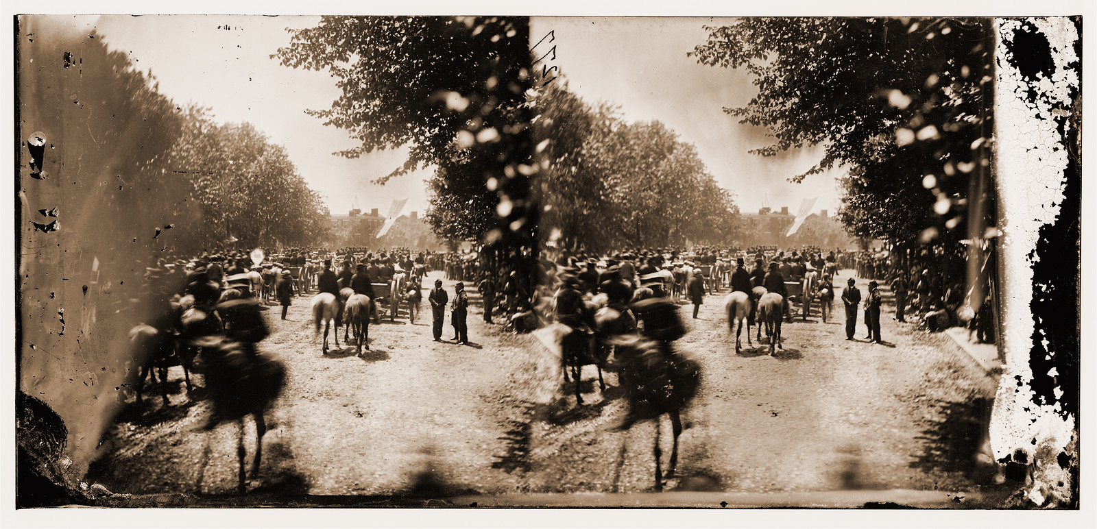 Washington District of Columbia. Grand review of the army, 1865 — historic photograph