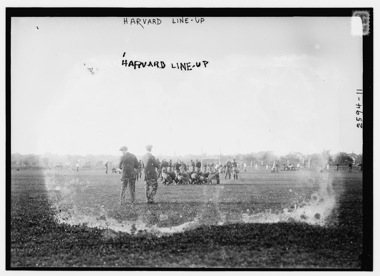 Harvard line-up, n/a — historic photograph