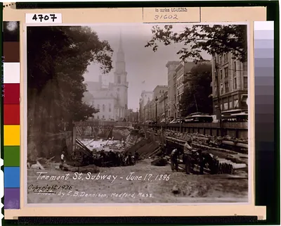 Tremont St. subway - June 17, 1896