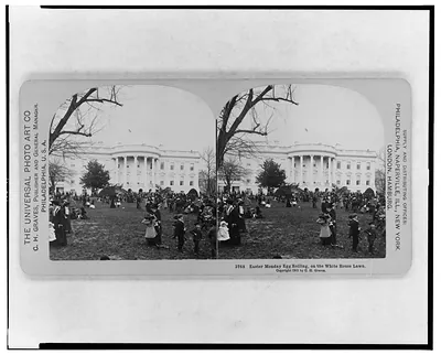 Easter Monday egg rolling, on the White House lawn / C.H. Graves, publisher.