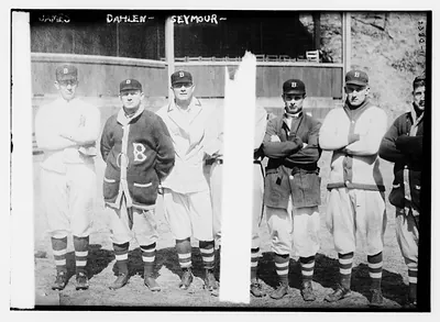Bill L. James (pitcher), Bill Dahlen, & Cy Seymour, Brooklyn NL (baseball)