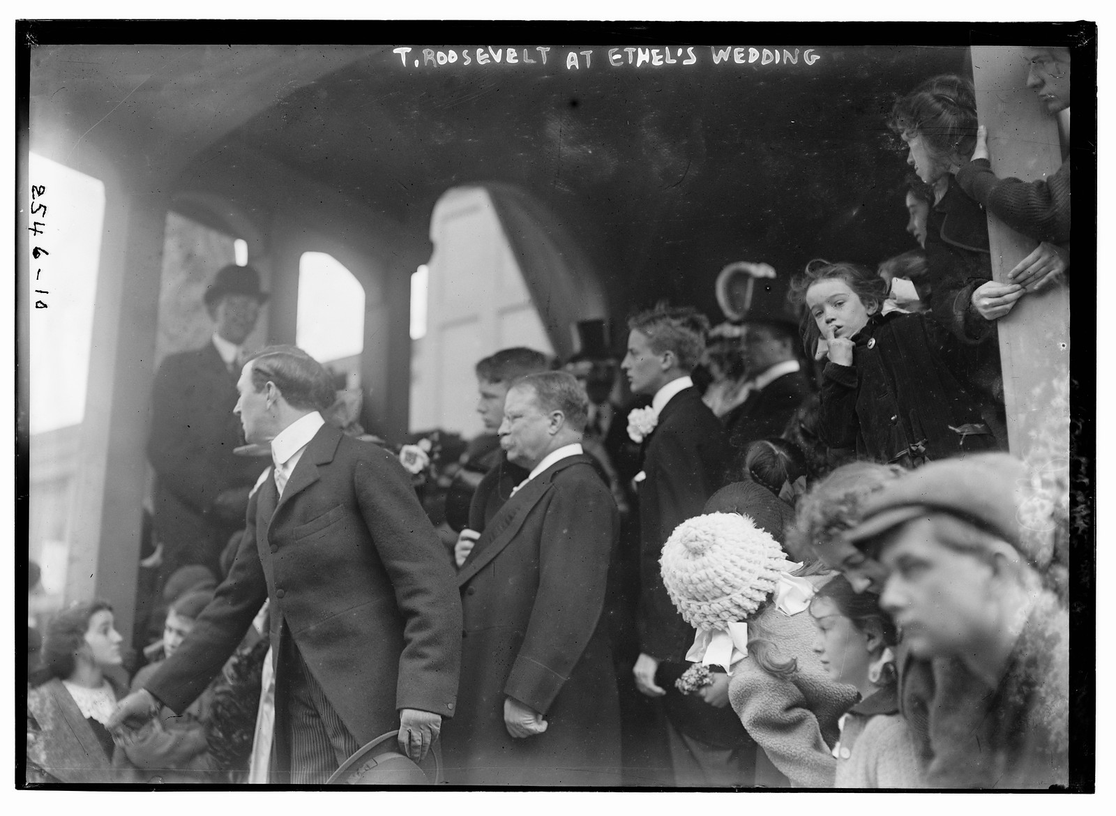 T.R. at Ethel's wedding, n/a — historic photograph