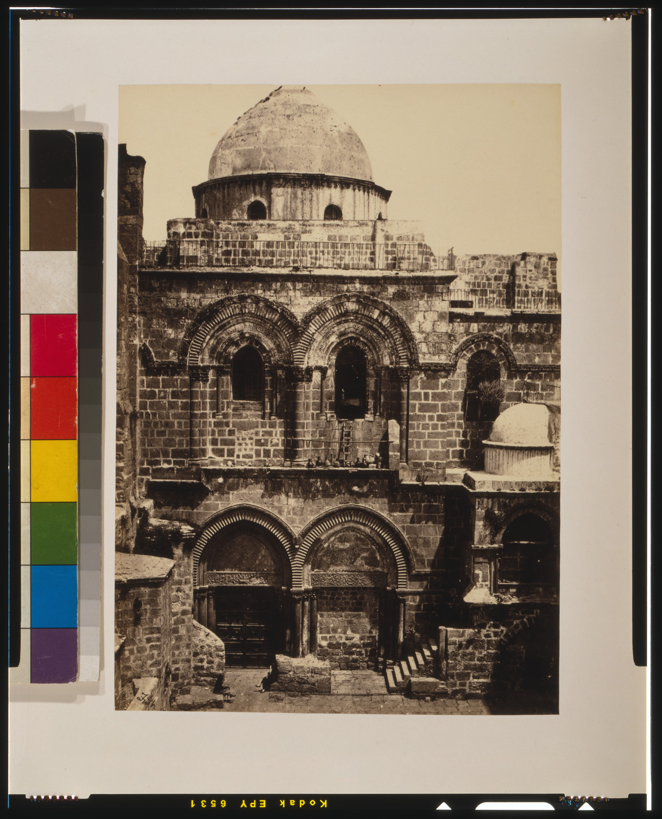 Entrance of the Church of the Holy Sepulchre, Jerusalem / Frith., [1862?] — historic photograph