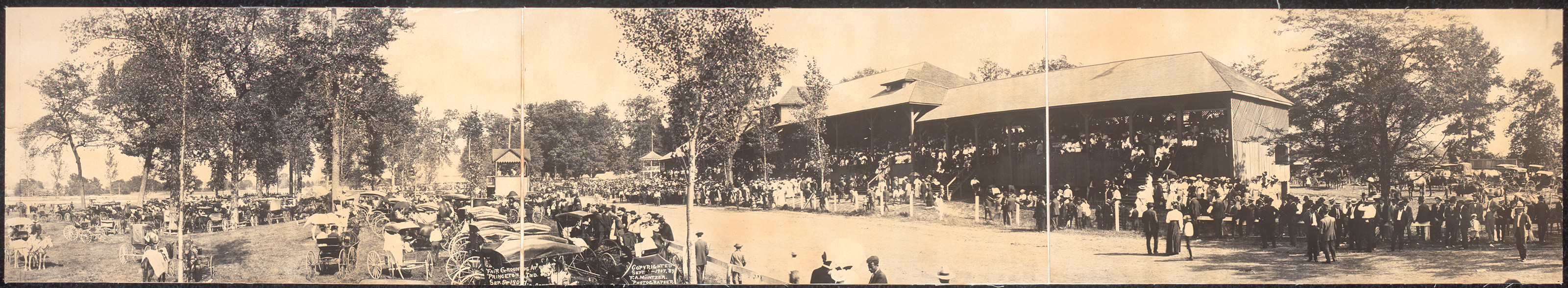 Fair grounds at Princeton, Indiana, 1907, 1907 — historic image