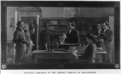 Franklin - Librarian of the Library Company of Philadelphia