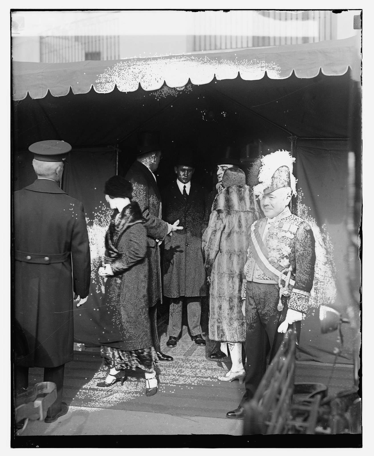 [New Year's Reception], [between 1909 and 1932] — historic photograph