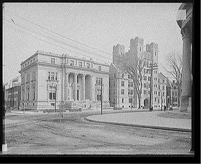 [Byers Hall and new Vanderbilt Hall, Yale University, New Haven, Conn.]