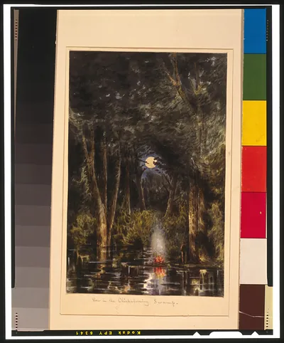 View in the Chickahominy Swamp / McIlvaine.