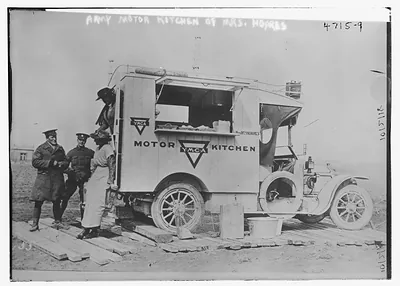Army Motor Kitchen of Mrs. Hoares -- YMCA