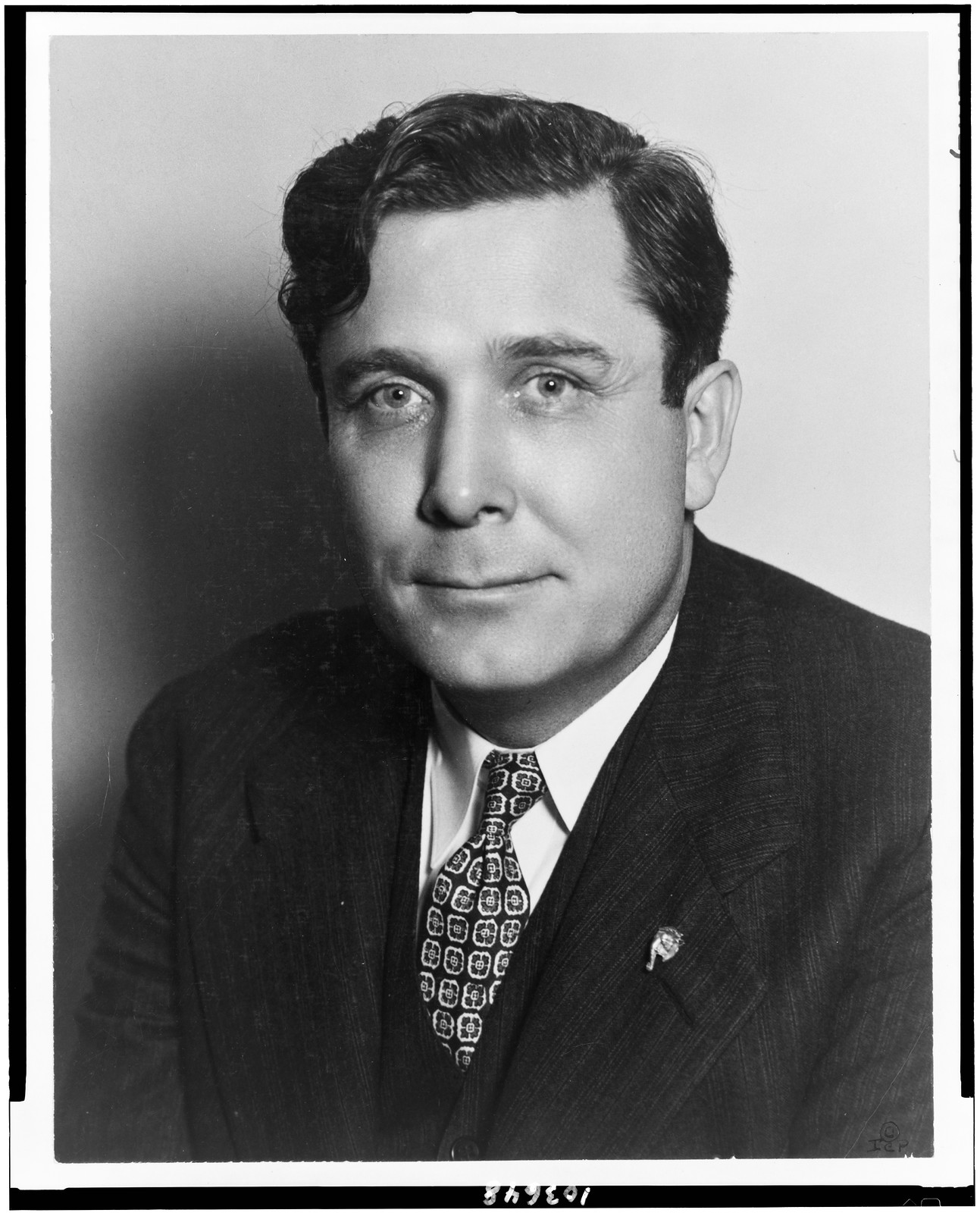 [Wendell Willkie, head-and-shoulders portrait, facing slightly left], c1940. — historic photograph