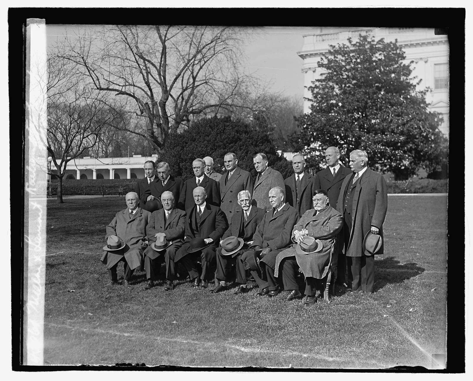 Mellon & Lamont railroad ex. Group, [11/19/29], [1929 November 19] — historic photograph
