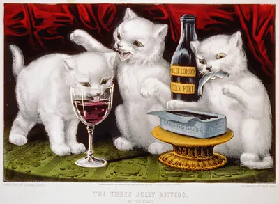 The three jolly kittens: at the feast