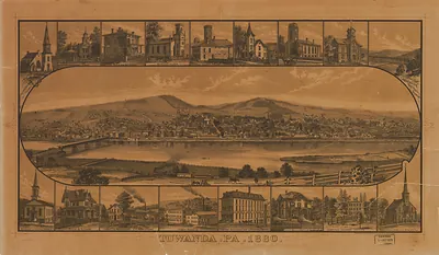 Towanda, Pennsylvania, 1880