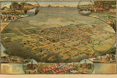 AZ Phoenix 1885 MAP