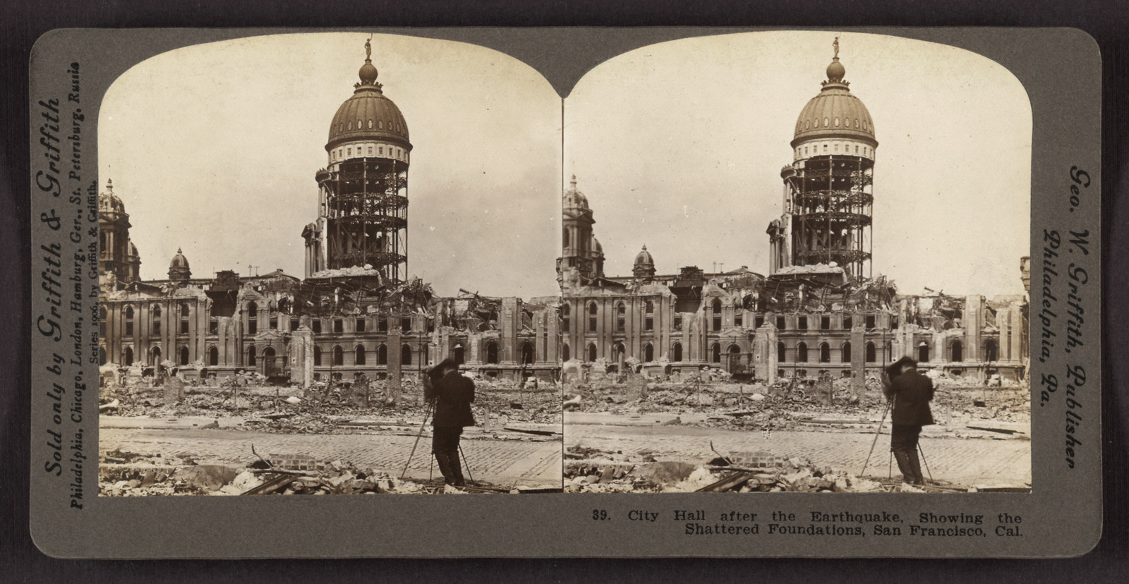 City Hall after the Earthquake, San Francisco, Cal. — historic image