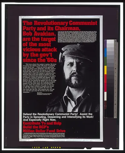The Revolutionary Communist Party and its chairman, Bob Avakian, are the target of the most vicious attack by the gov't since the '60s