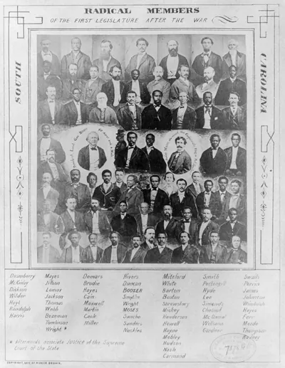 Radical members of the first legislature after the war, South Carolina