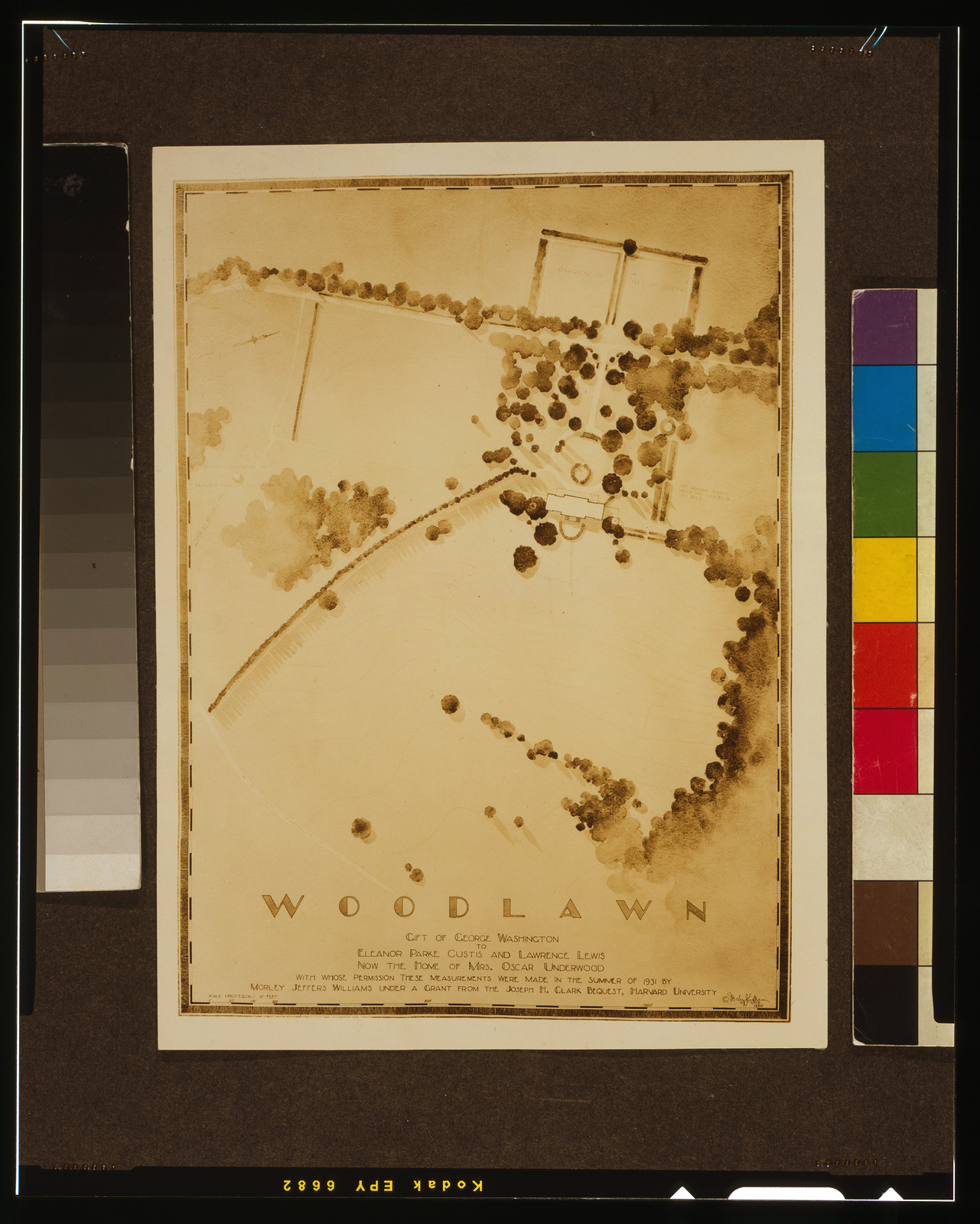 Historic Photo Print - Mount Vernon - Architectural drawing — historic drawing