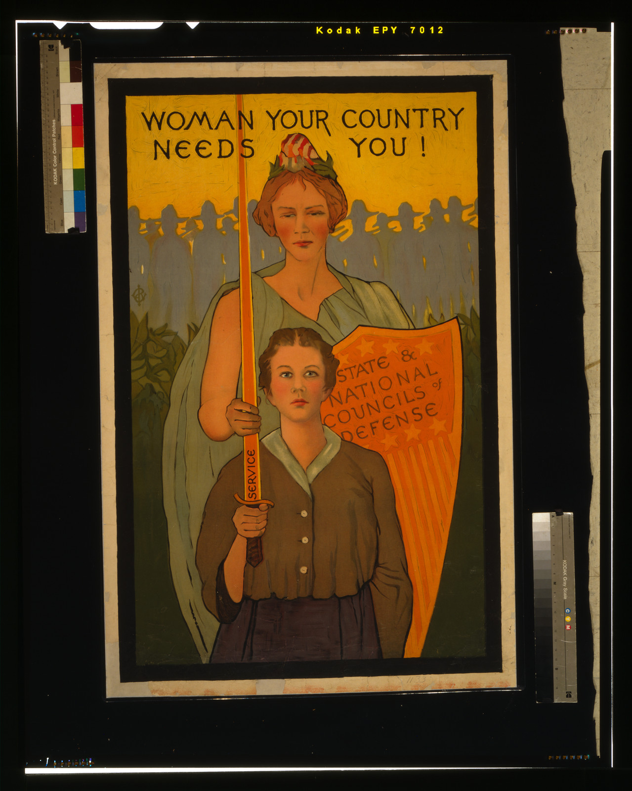 Woman your country needs you!, [1917] — vintage poster