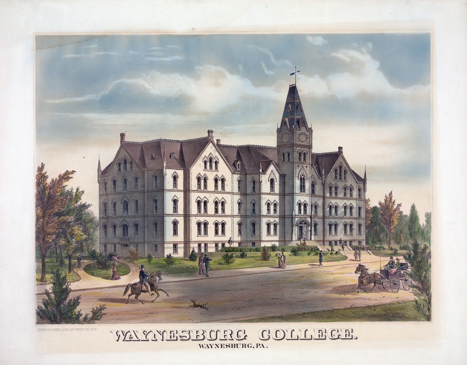 Waynesburg College, Waynesburg, PA — historic image