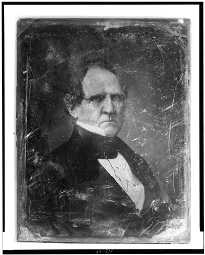 [Winfield Scott, head-and-shoulders portrait, head three-quarters to the right, eyes front, in civilian dress]