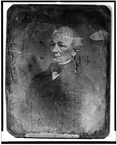 Unidentified man, daguerreotype portrait, about 1850
