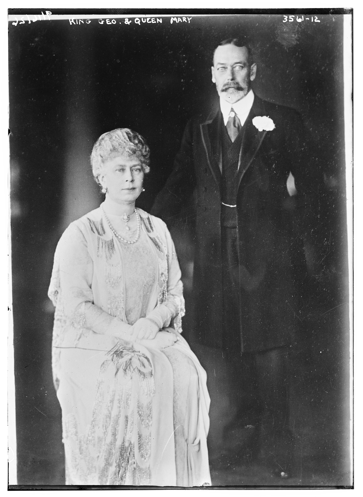 King Geo and Queen Mary, n/a — historic photograph