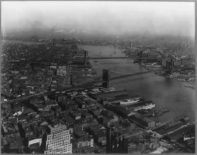 New York City, east from Wall St.
