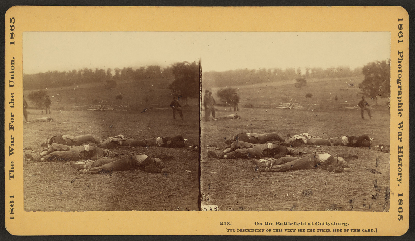 On the Battlefield at Gettysburg — historic image