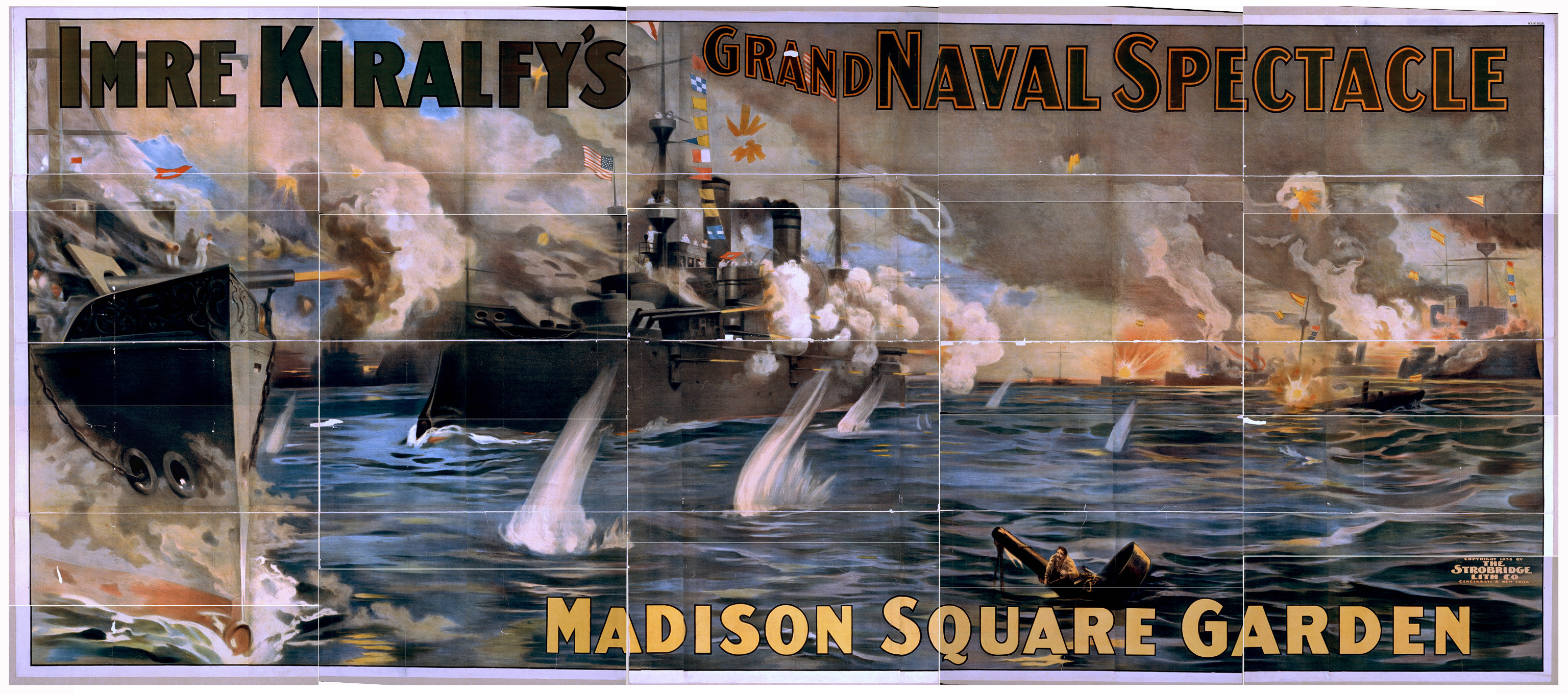 Imre Kiralfy's Grand Naval Spectacle, Madison Square Garden — historic image