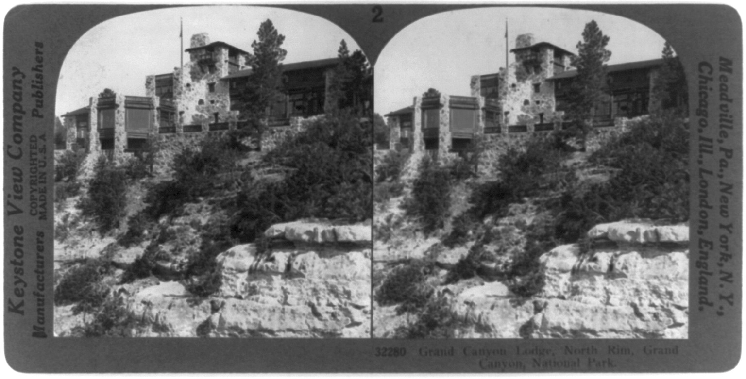 Grand Canyon Lodge: North rim, c1929 Jan. 31. — historic photograph