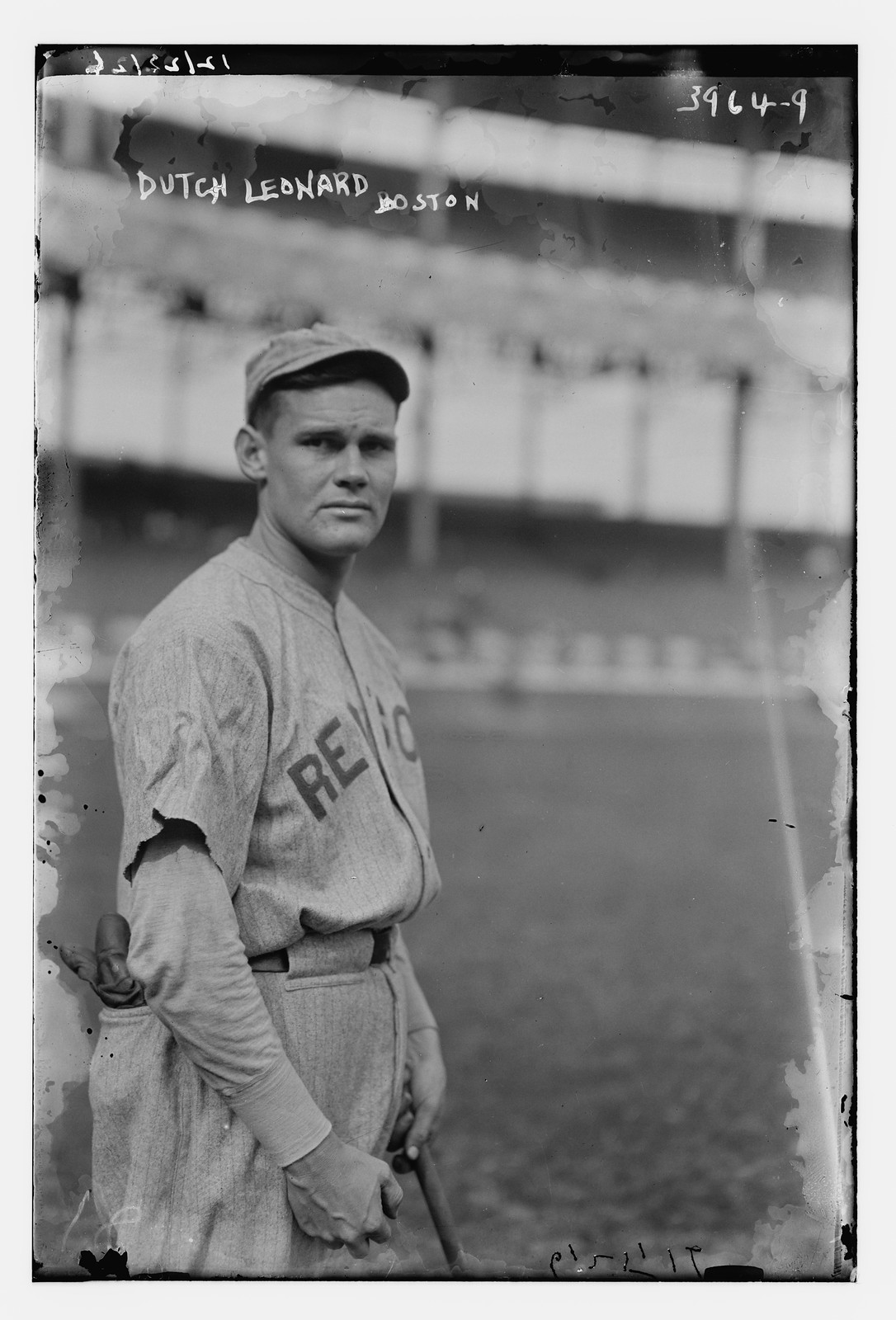 Dutch Leonard, Red Sox, n/a — historic photograph