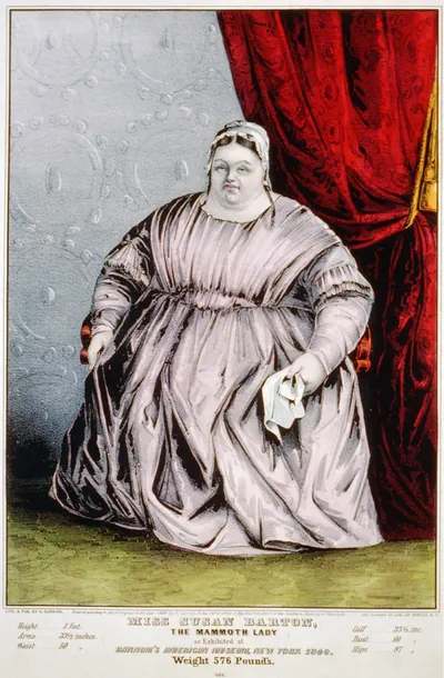 Miss Susan Barton: the mammoth lady