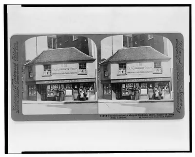 The old curiosity shop of Dickens' story, home of Little Nell, London