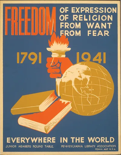 Freedom Of Expression, Of Religion, From Want, From Fear Everywhere In The World