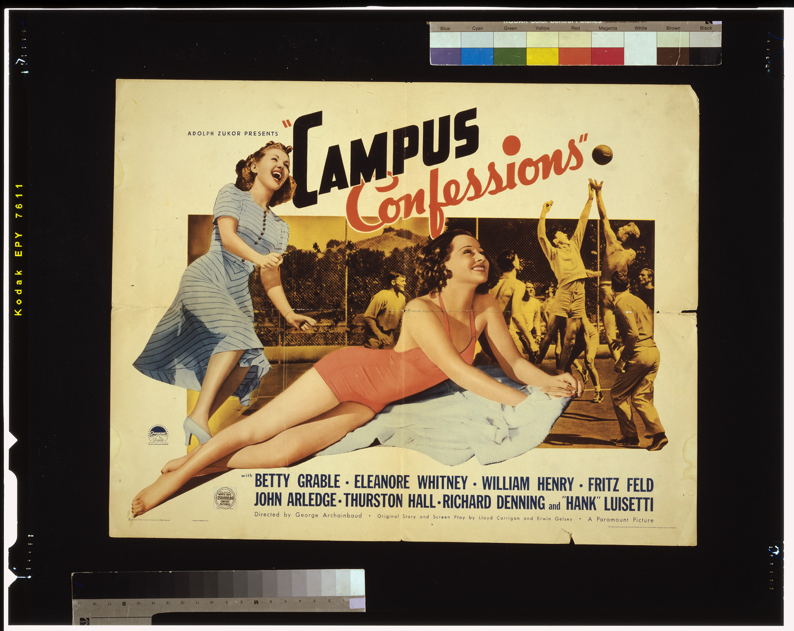 Campus confessions"", [S.l. : s.n.], c1938. — vintage poster