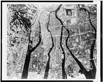 Pre-strike aerial view of Hiroshima [...]