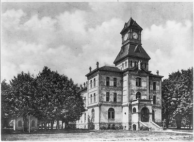 Benton County Court House, [Corvallis, Ore.; entrance front]