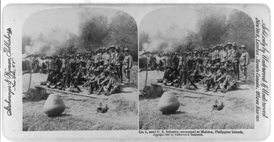 Co. I, 22nd U.S. Infantry, encamped at Malolos, Philippine Islands