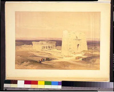 Temple of Edfou--ancient Appolinopolis Upper Egypt / David Roberts, R.A.