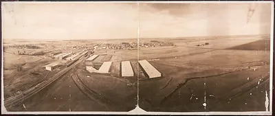 Sheep yards, Kirkland, Illinois, 1909