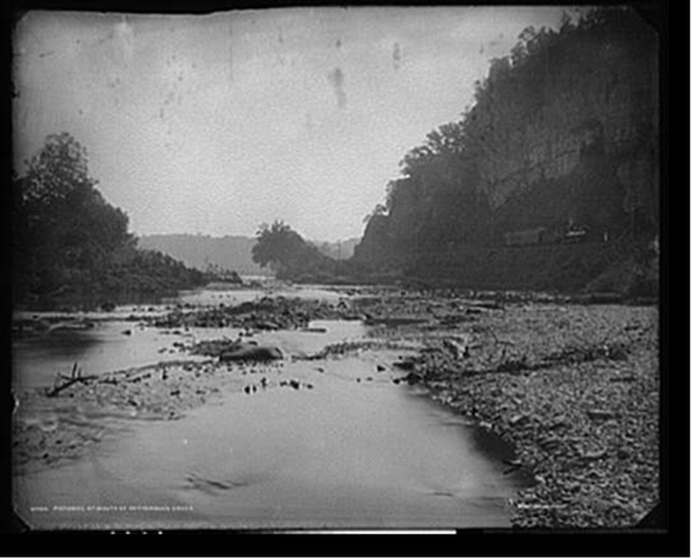 Potomac at mouth of Patterson's Creek, [1892?] — historic photograph