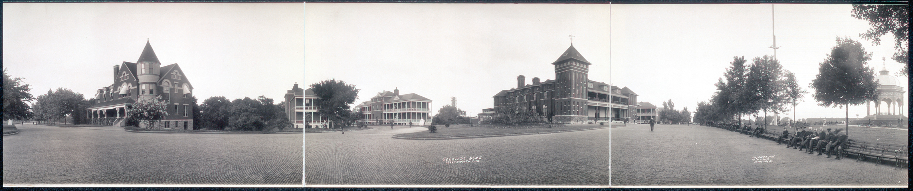 Soldiers Home, Leavenworth, Kansas, 1909, 1909 — historic image