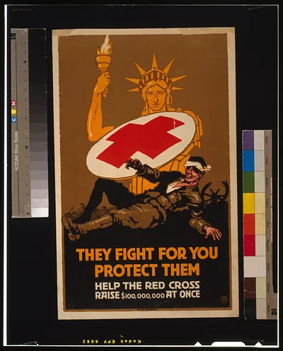 They fight for you - protect them Help the Red Cross raise $100000000 at once / W.G. Sesser.